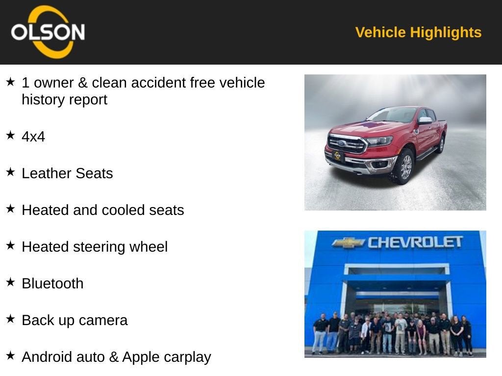 2020 Ford Ranger LARIAT