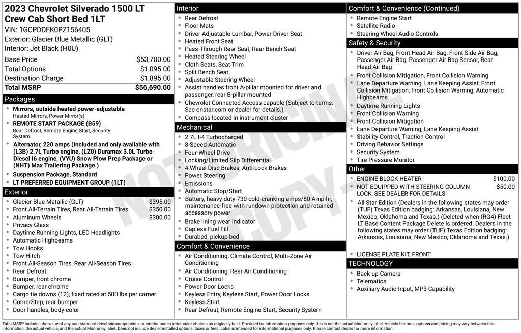2023 Chevrolet Silverado 1500 LT