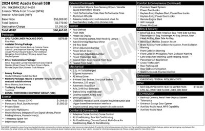 2024 GMC Acadia Denali