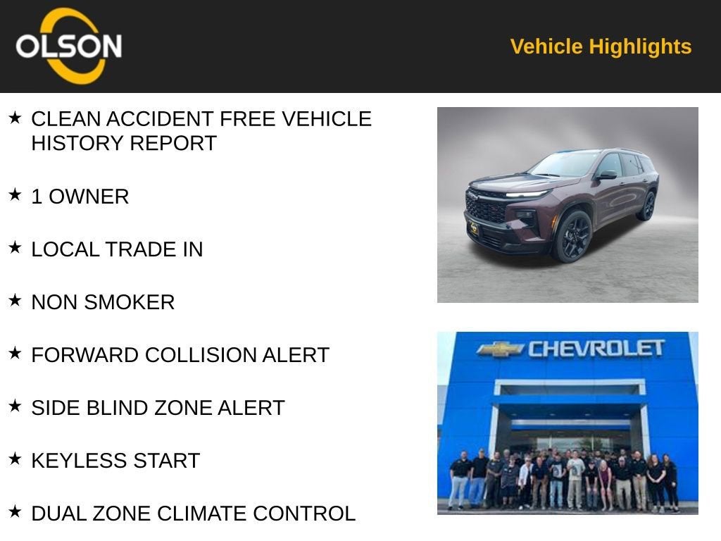 2024 Chevrolet Traverse RS