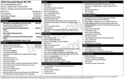 2025 Chevrolet Blazer RS