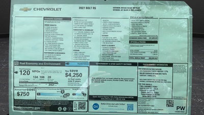 2027 Chevrolet Bolt RS