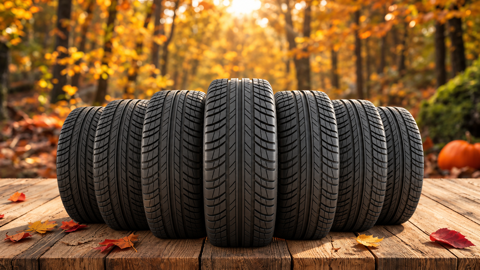 Fall Autumn - Tires 