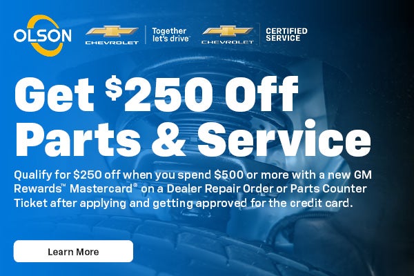 Parts and Service offer