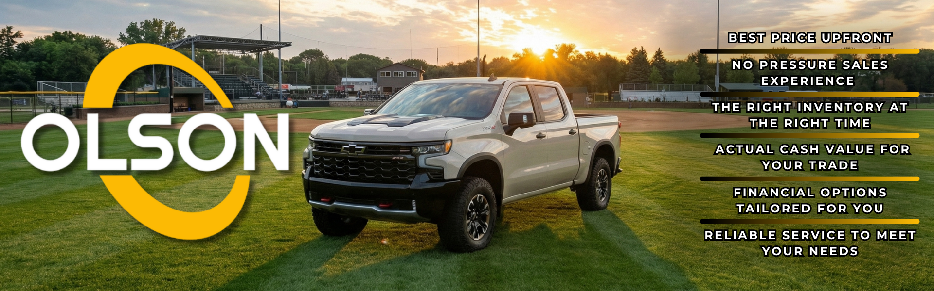 Olson Auto banner