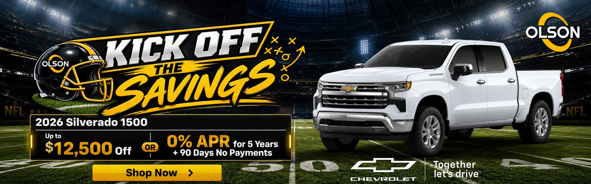 September- Silverado 1500 0% APR